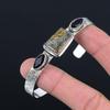 Mothers day Deal 925 Silver Bronzite Gemstone Amethyst Sister Bangle Bracelet