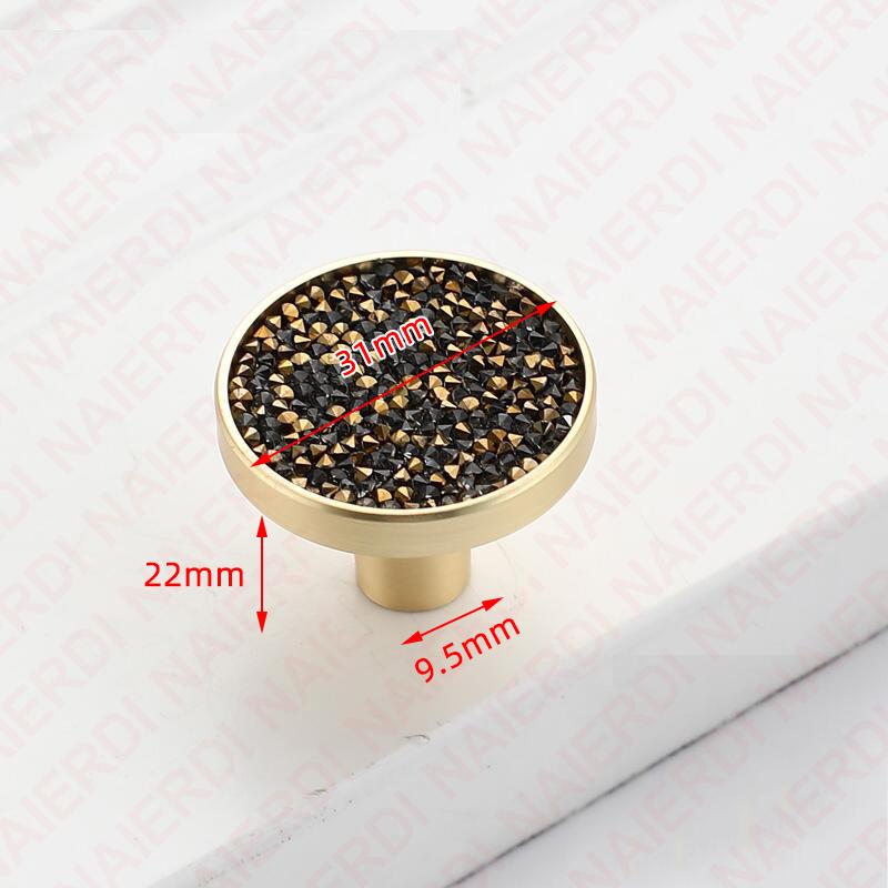NAIERDI Heart Diamonds Cabinet Handles Zinc Alloy Lucky Clover Furniture Handles Drawer Knob Kitchen Wardrobes Dresser Knob