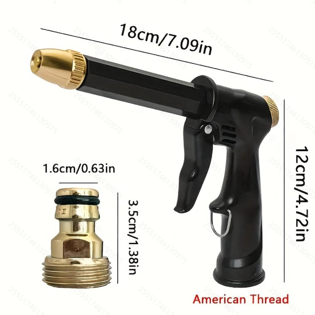 High Pressure Car Wash Water Gun and Garden Soft Water Hose Nozzle