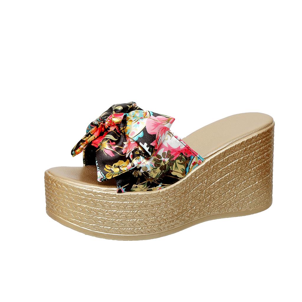 Damen Sandalen Sommer Strand Plateau Schuhe Damen Casual Keilsandalen Mode High Heels Pantoletten Slides Damen Zapatos De Mujer