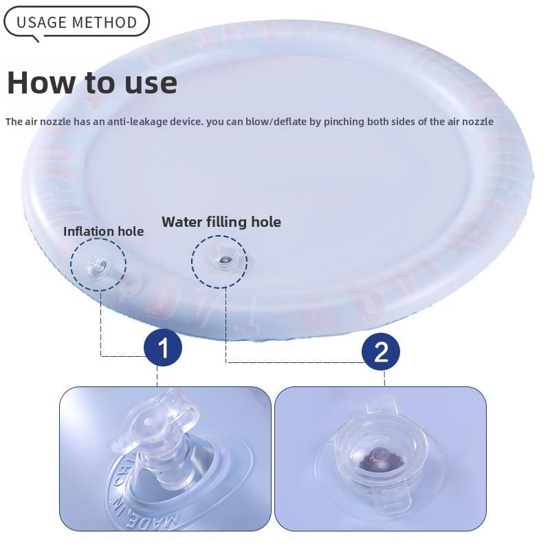 Baby Inflatable Pat Water Cushion Marine Life Swimming Ring Climbing Cushion Seat Cushion Children Pat Water Cushion