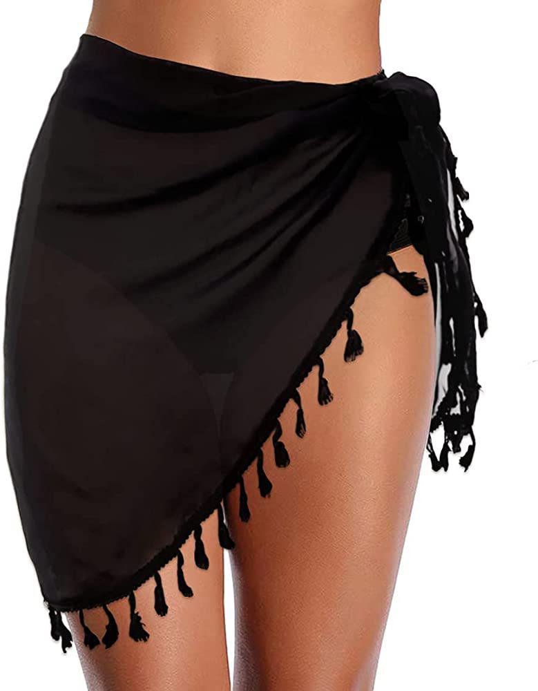 Women's Chiffon Sarong Beach Wrap Skirt - Summer Swimwear Cover-up
