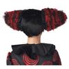 California Costumes Funhouse Clown Costume Wig, Black/Red, 7021-214