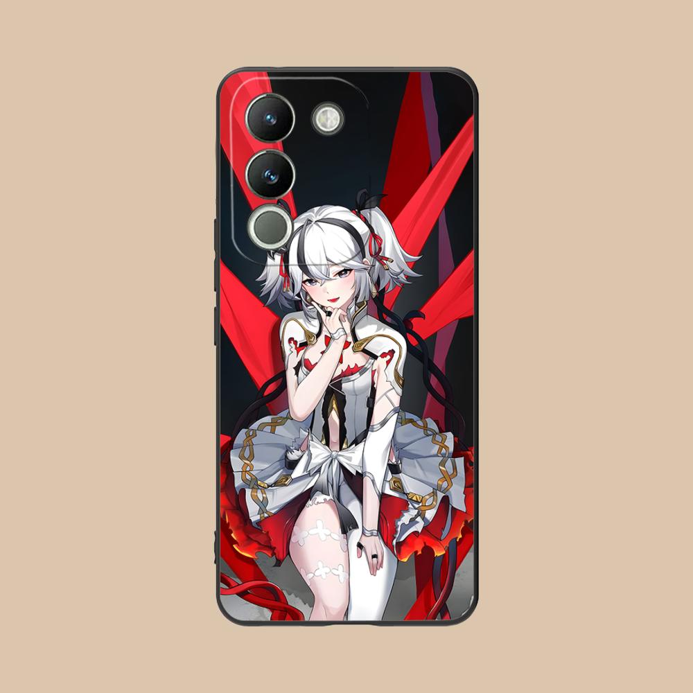 Wuthering Waves Camellya Phone Case for VIVO V60 V50 V40 V30 V29 V27 V25 V23 Pro Lite 5G Colorful Printing Cover Luxury Pretty