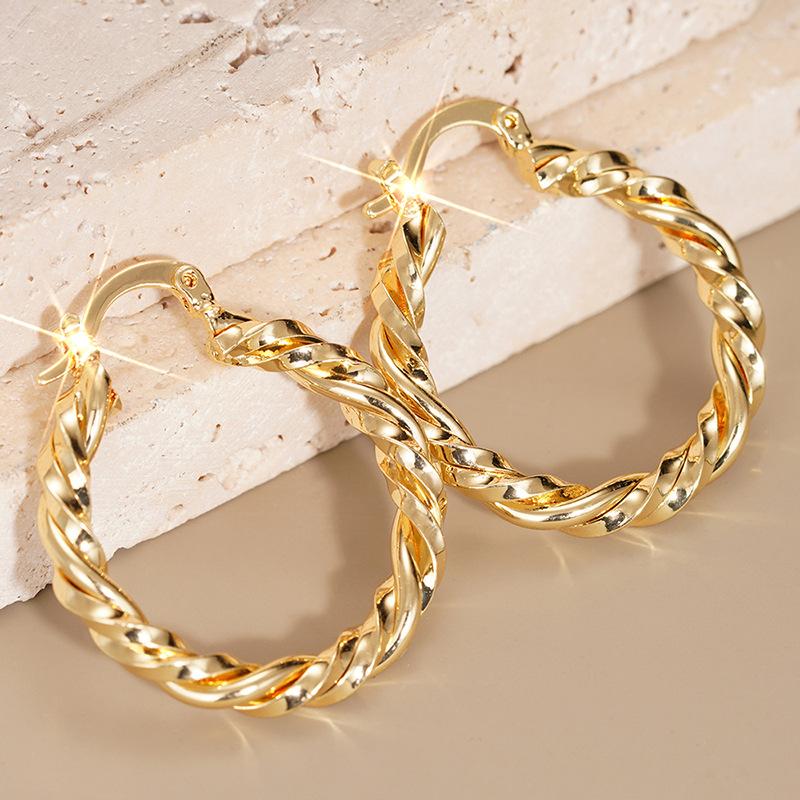 1 Pair, Stylish, High-end, Stylish Threaded Earrings