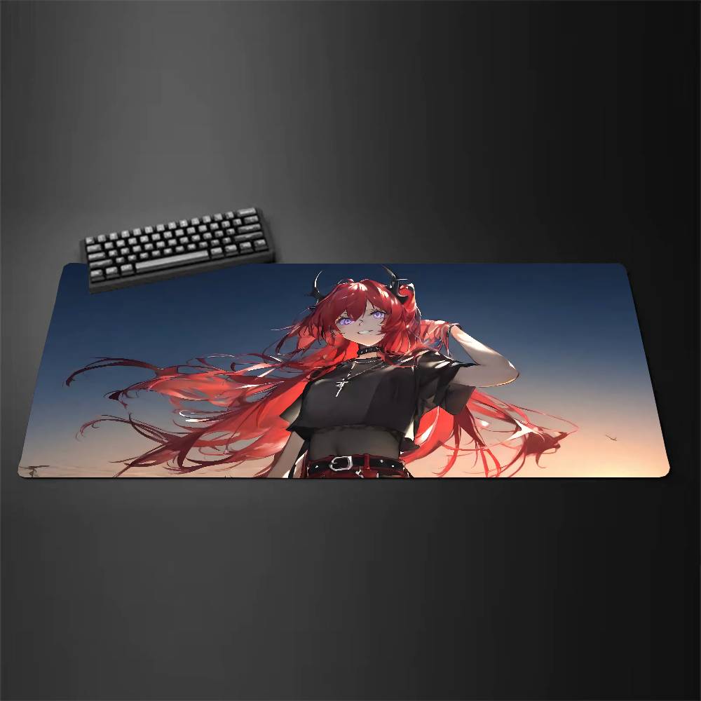 Surtr Animated Game A-Arknights Mousepad Mouse Mat Desk Mat With Pad Gaming Accessories Prime Gaming XXL Keyboard Pad Padding
