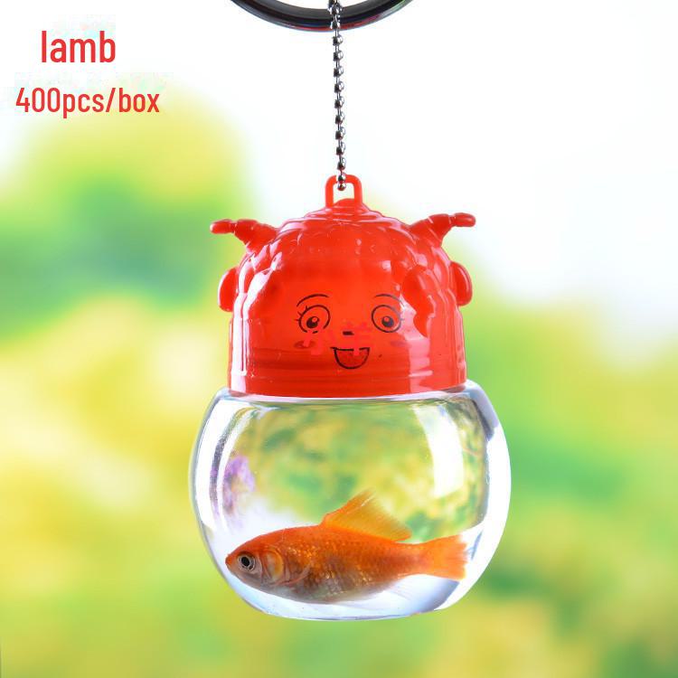 Compact Breathable Plastic Fish Tank with Air Hole for Small Fish or Turtles