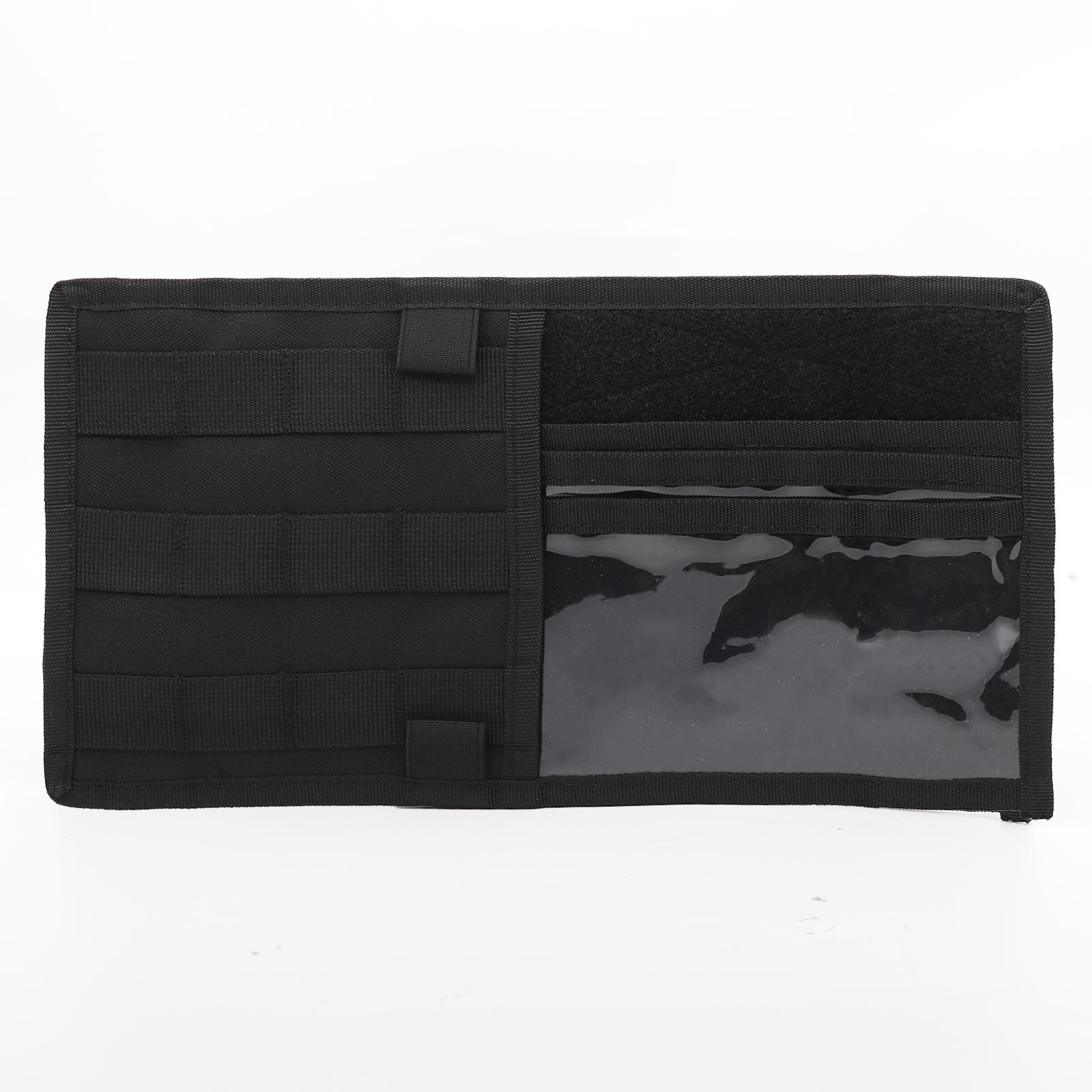 

Универсальный тактический автомобильный солнцезащитный козырек MOLLE, чехол для автомобиля, грузовика, ручка для компакт-дисков, карта, органайзер для хранения с несколькими карманами, держатель для сумки чёрный