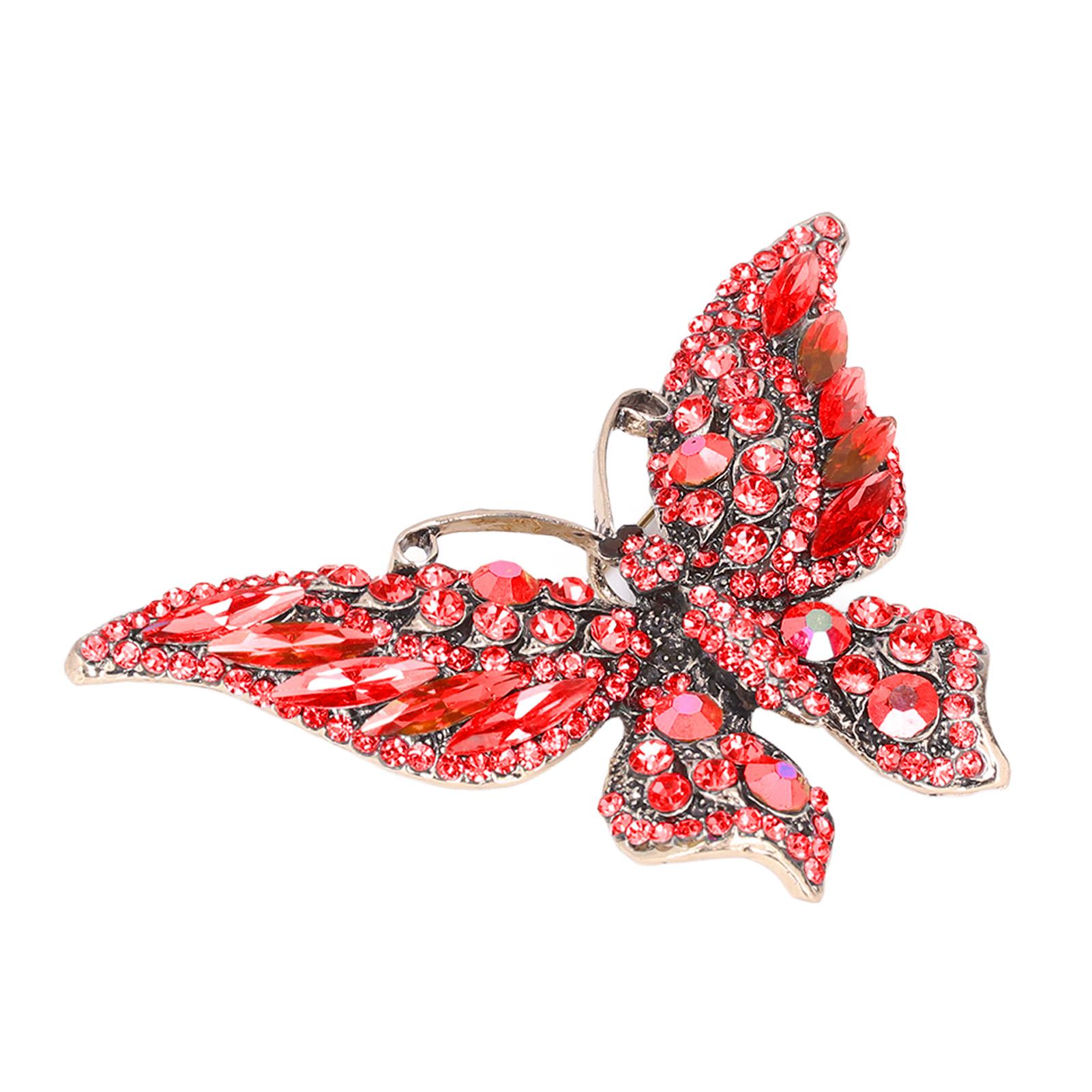 

Брошь Изысканный Дизайн Модная Декорация Ретро Металлические Ювелирные Аксессуары для Одежды Red красный