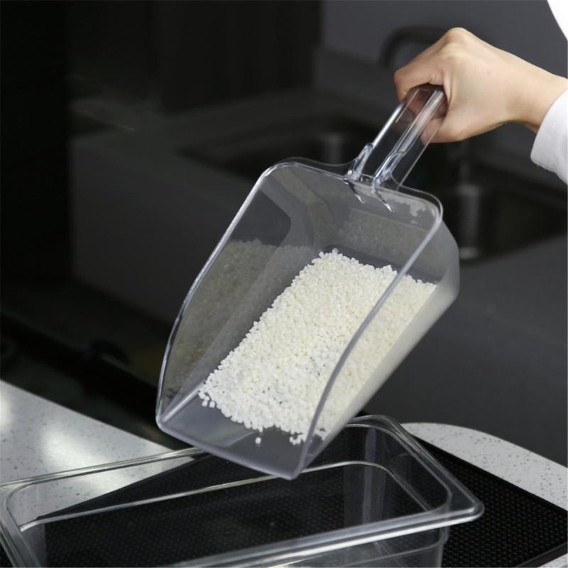 Rustproof Plastic Ice Pickup Tool Hygienic Ice Cubes Shovel Dishwasher Safe Easy Cleaning Kitchen Essential