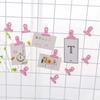 8PCS Binder Clips Round Tail Safety Design Metal Clips Stable Clamping Force Macaron Fresh Color Clips Rust Resistant Office School Supplies