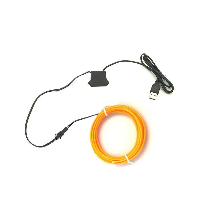 Vibrant Neon Led Light Glow El Wire String Rope For Stunning Party Decorations