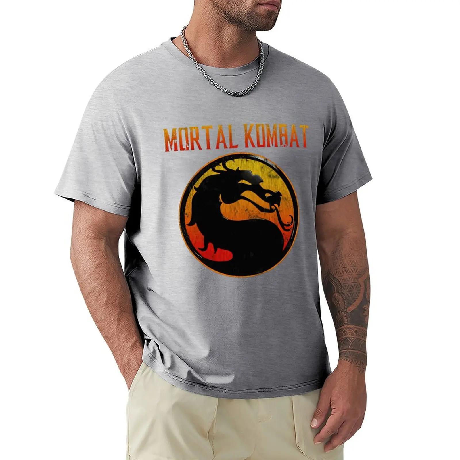 

2024 Fashion Graphic Tshirts Cartoon Anime Vintage Mortal Kombat T Shirts Short Sleeve Casual Men 100% Cotton T-shirt Tee Tops M