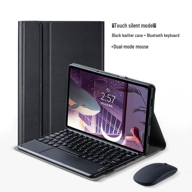 Xiaomi 7 Tablet-Hülle mit Tastatur: Magnetisches Leder, Stille Silikonhülle für Redmi 5/6 Pro