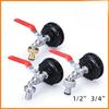 Ton Barrel Accessories Connector IBC Ton Barrel Brass Nozzle 1/2 Inch Pacifier Faucet Connector 3/4 Alloy Faucet