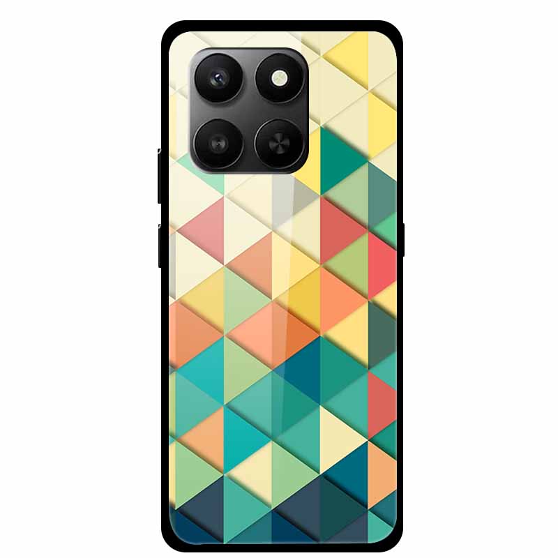 Glass Back Cover For Honor 200 Pro 5G Case Marble Hard Tempered Glass Case For Honor play 10T 400 Smart 5G Case 6.77" Shell Para