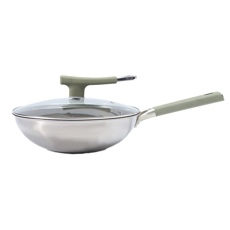 Aishiqi 34cm Non-Coated Titanium Alloy Wok