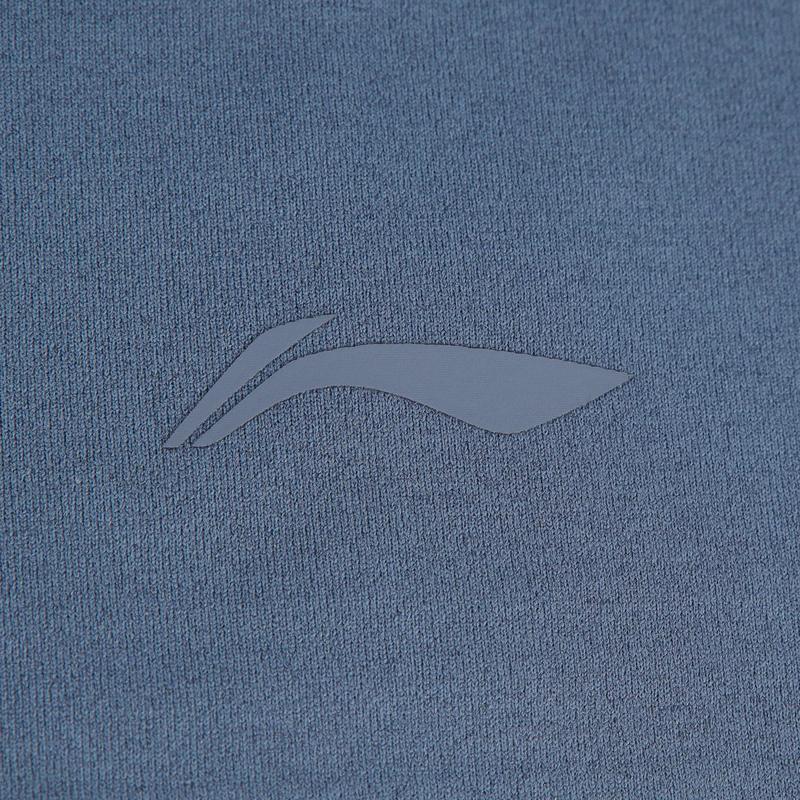Li-Ning Casual Fashion Commuting Solid Color Breathable Short Sleeve Polo Shirt Women tops Gray Indigo APLW240-5