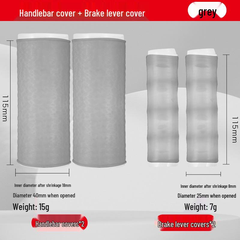 Universal Non-Slip Silicone Handlebar Grips for E-Scooters: Quick Install, Self-Suction, Shock-Absorbent, Wear-Resistant, Various Colors.