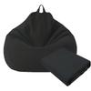 1pc Comfortable Soft Bean Bag Chair Sofa Cover, Lazy Sofa Cover, Suitable for Camping and Home Decoration, Excluding Built-in Padding.