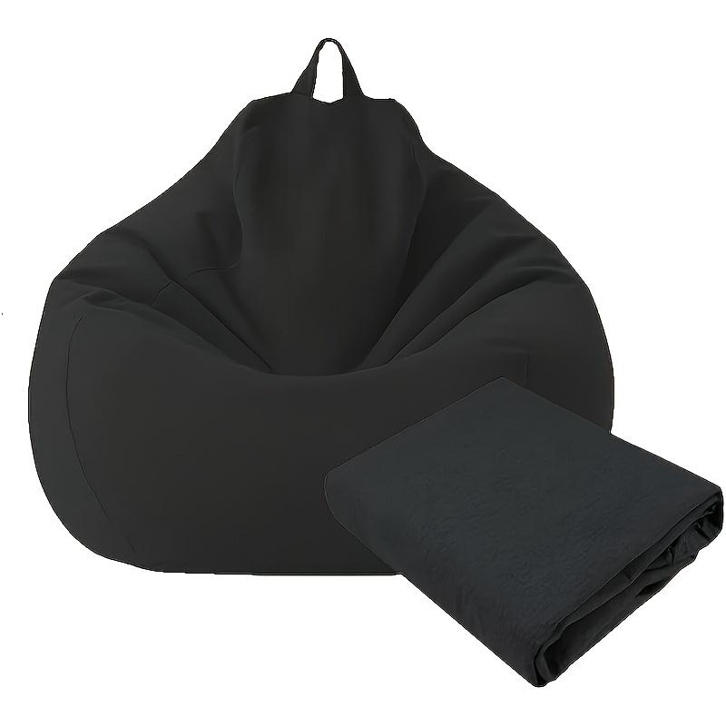 1pc Comfortable Soft Bean Bag Chair Sofa Cover, Lazy Sofa Cover, Suitable for Camping and Home Decoration, Excluding Built-in Padding.
