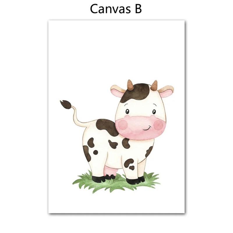 3pcs Nursery Wall Art Canvas Painting Nordic Posters And Prints Wall Picture For Living Room Home Decor