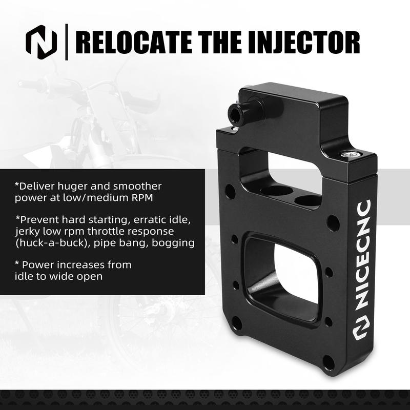 NICECNC For KTM EXC 300 TPi 300 XC-W TPi For Husqvarna TE 300i TE250i TX300i GasGas EC 300 EC250 TPI Injector Relocation Block