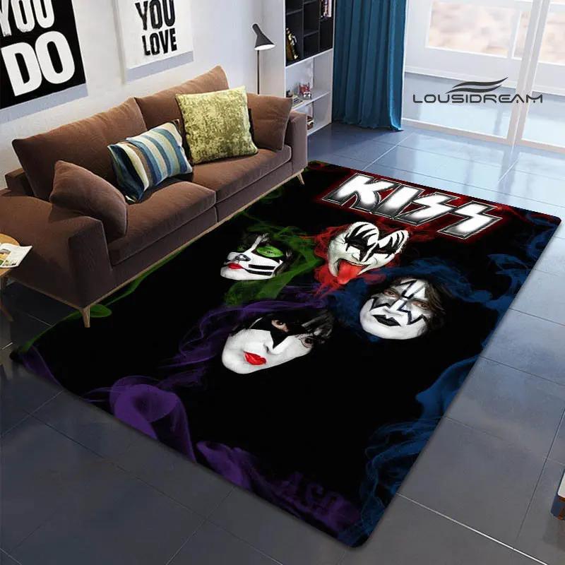 Kussband-Druckteppich, Kinderspielzimmerteppich, Wohnzimmer, Schlafzimmer, rutschfester Teppich, Fotografie-Requisiten, Geburtstagsgeschenk