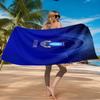 Asciugamano da Spiaggia con Stemma dell'Everton Football Club, Asciugamano da Spiaggia in Microfibra, Leggero e Asciugatura Rapida, per Viaggi Estivi, Piscina, Regalo di Compleanno per Fan