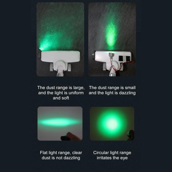 Vacuum Cleaner Dust Detection Light Pet Dog Cat Hair Micro Dust Display LED Green Lamp Universal Wireless Vacuum Attachment Accessories