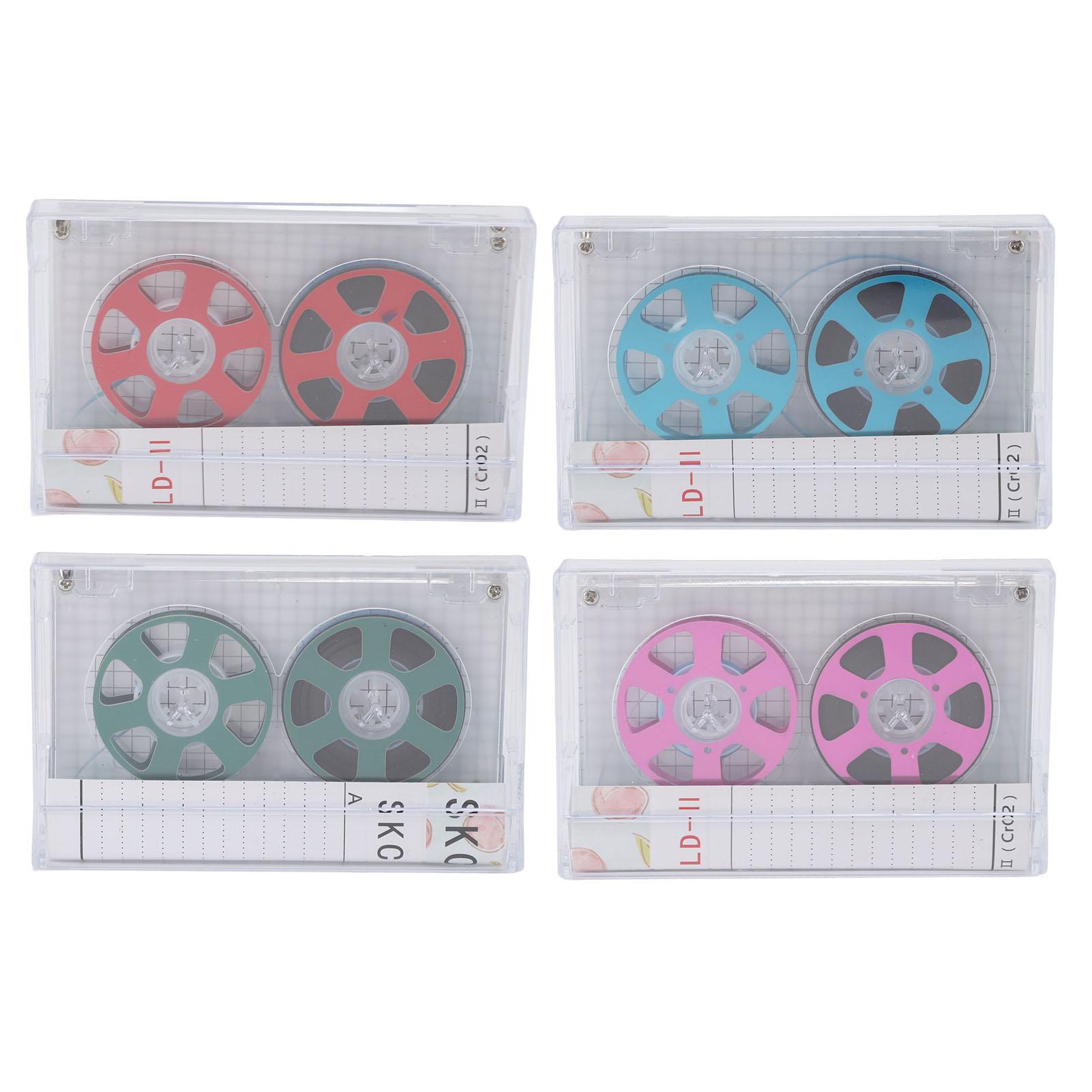 

Катушка на катушку, пустая звуковая кассета, профессиональная DIY самодельная 46 минут, алюминиевая пустая кассета Red