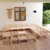 Day and Night - Day and Night Garden Furniture Set 14 Pieces Solid Pine Wood