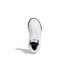 adidas Originals Drop Step C Fabric Casual Breathable High Top Kids' Skateboarding Shoes White Black FV5154