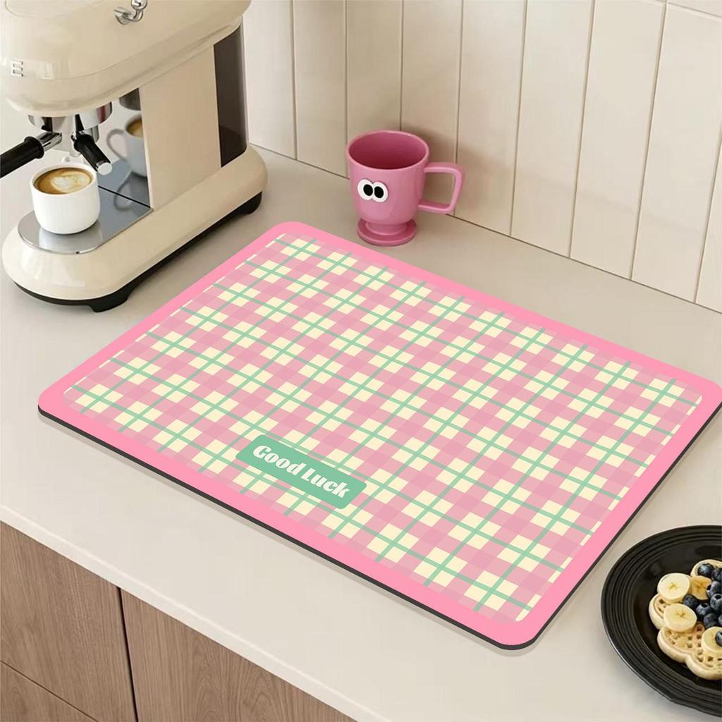 Creative Cartoon Quick-Drying Pet Feeding Splash-Proof Mat