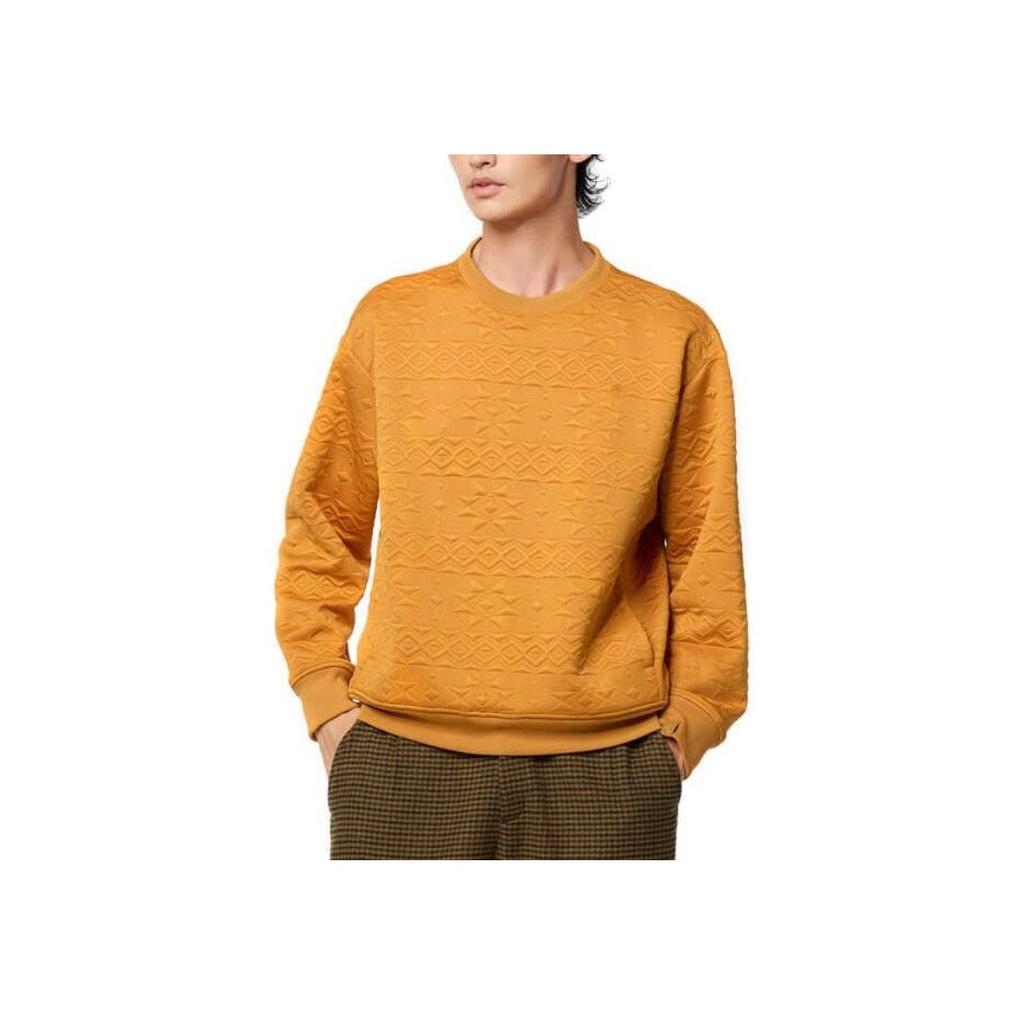 Timberland Tokyo Design Collective Solid Outdoor Casual Sport Jacquard Long Sleeve Sweatshirt Unisex sweatshirt Wheat TB0A6FW37631