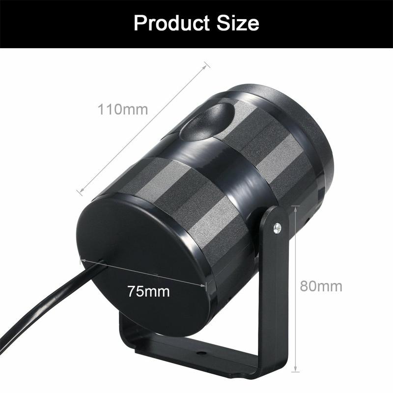 16 Pattern Motion Christmas Landscape Light Projector Led Spotlight Waterproof Rotational Projection