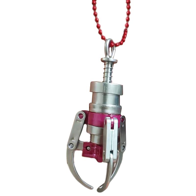 

Креативный брелок в виде модели когтя для ловли кукол, мини-симулятор когтевого автомата, брелок для снятия стресса, подвеска для рюкзака красный