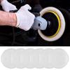 10 Pcs Wool Polishing Buffing Pads, 3 Inch Car Polishing Buffing Wheel With Hook And Loop Back For Drill Buffer Attachment, Car Buffer Polisher Kit