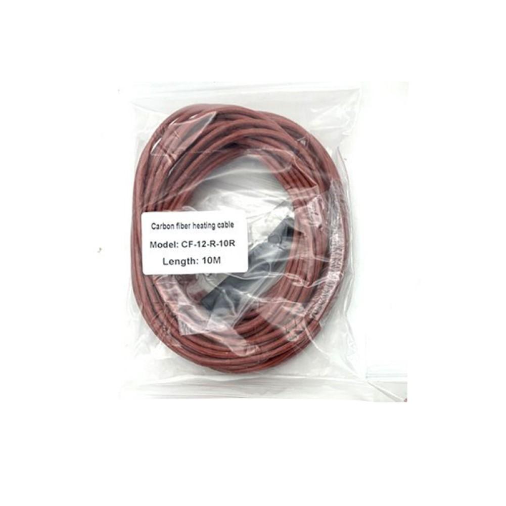 

Heating Wire Coil Floor Heating Cable Supplies 12K 33ohm/m Carbon Fiber Industrial Insulation Red Silicone Rubber