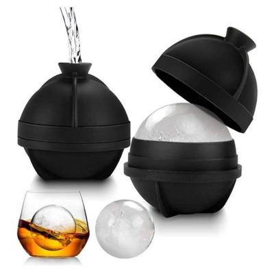 2.5in Golf Ball Shaped Silicone Ice Maker Mold Big Round Sphere Balls Shape Ice Mold Trayfor Freezer Whiskey Cocktail Bar Tools