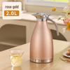 European Style 304 Stainless Steel Vacuum Insulated Flask, Large Capacity Hot Water Bottle, Double Layer Coffee Pot