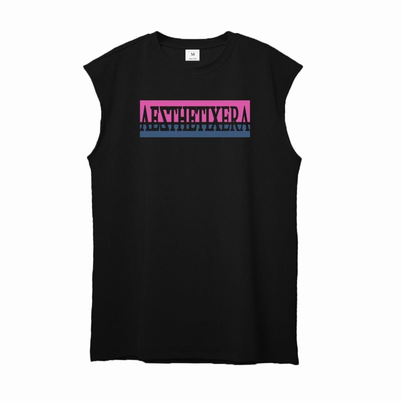 

Muscleguys Мужская летняя толстовка для фитнеса, спортивная футболка без рукавов, удобно носить на улице M чёрный