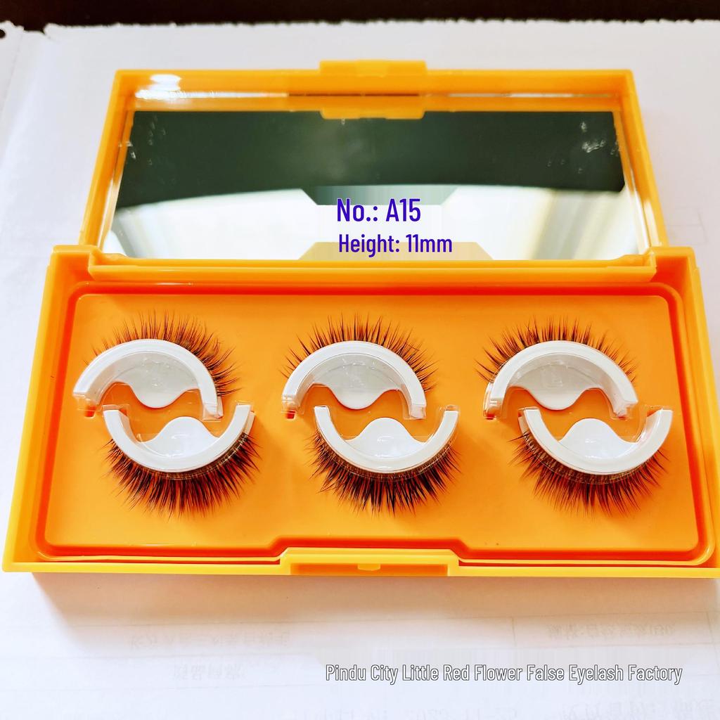 Self-Adhesive Reusable Lazy Eyelashes - Natural Thick False Eyelashes Strip