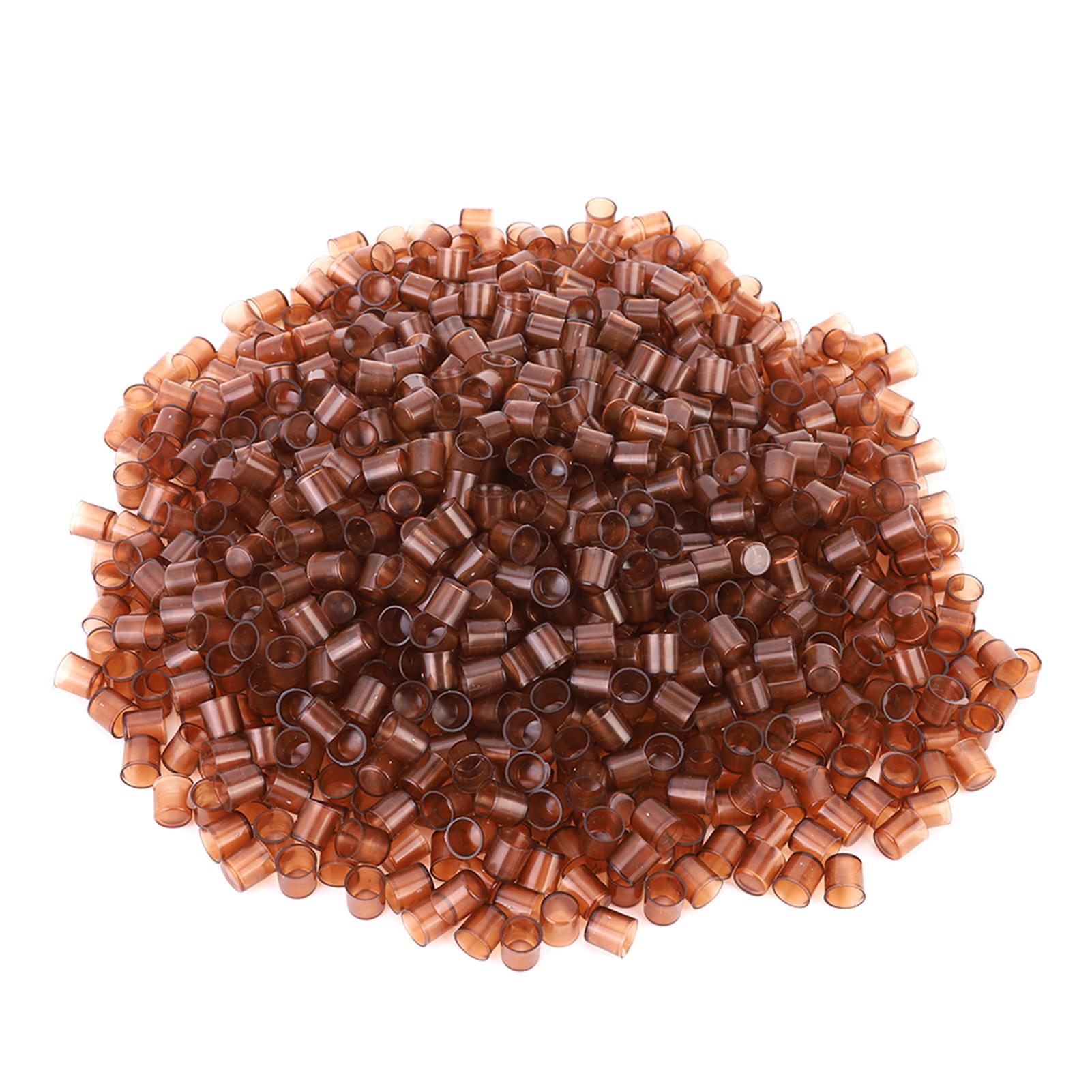 

1000PCS Beekeeping Queen Cell Brown Plastic Bee Feeding Tools Applicable to Beekeepers