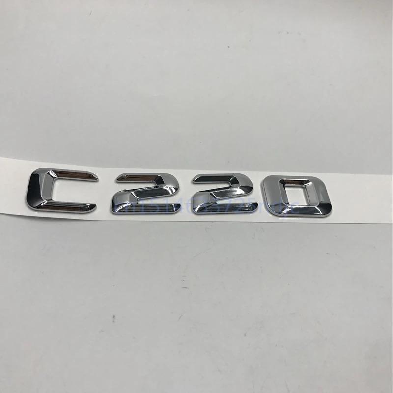 ABS For Mercedes-Benz C Class C180 C200 C220 C260 C280 C300 C320 Trunk Rear Emblem Badge Chrome Letters ZO7