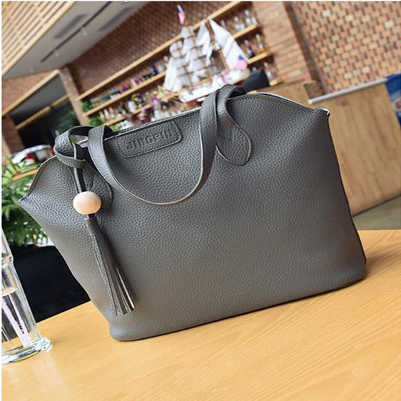 3pcs Bag Set Women Handbags Pu Leather Tassel Shoulder Crossbody Bags Fashion