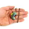 Vintage Handmade Winding Gravel Crystal Tree Of Life Natural Stone Moon Pendant N692