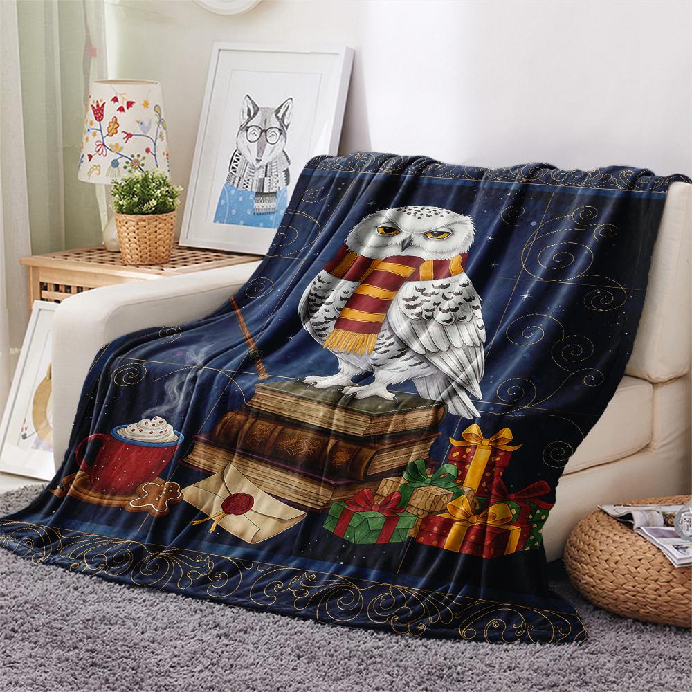 1 Stück Flanelldecke mit Cartoon-Druck, Hohe Qualität, Bequem für alle Jahreszeiten, Heimdekoration, Wärme und Komfort, Perfekt als Weihnachts- oder Geburtstagsgeschenk