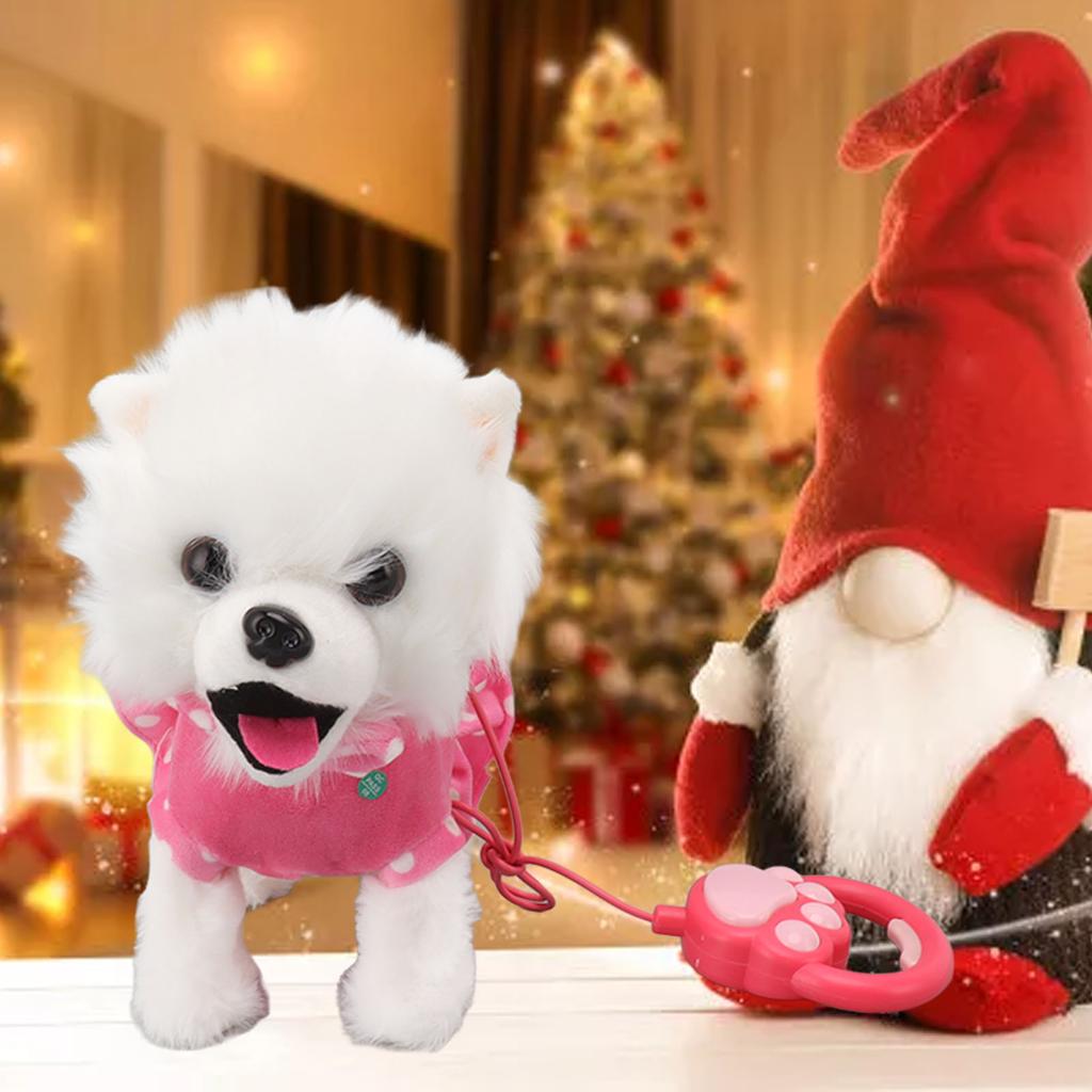 Electronic Plush Dog Interactive Puppy Singing Walking Toy with Remote Control Leash Kids Toddler Birthday Gifts