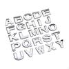 26 Pieces 3D Car Letter Sticker Alphabet Installation Vehicle Body Decal Auto for Door SUV